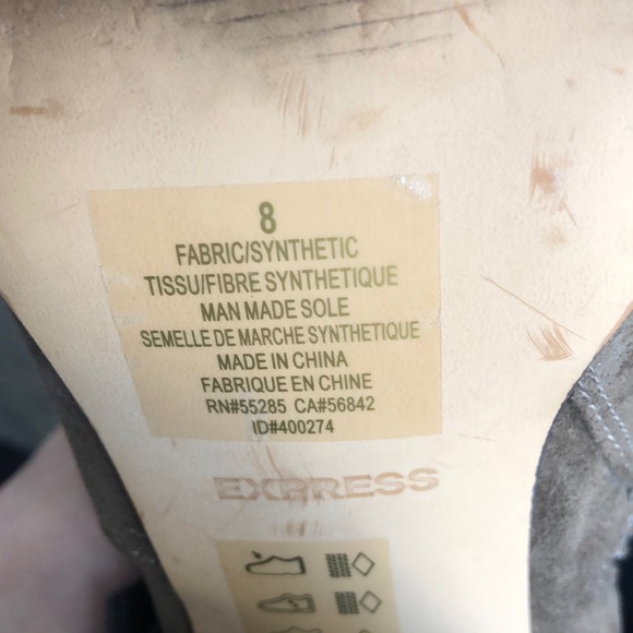 Suede Stacked Heel Booties - Picture 8 of 8